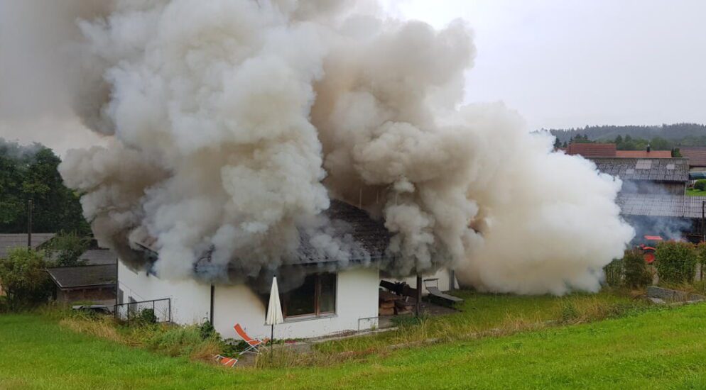 Baldingen AG - Einfamilienhaus nach Brand unbewohnbar