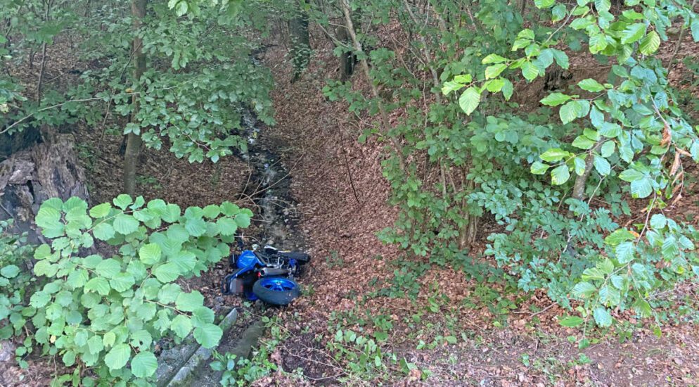 Motorradfahrer bei Unfall in Berlingen TG schwer verletzt