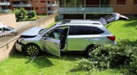 Selbstunfall in St.Gallen SG - Mann verliert die Kontrolle über sein Auto