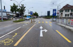 Rollerfahrerin in Basel verunfallt